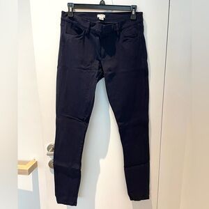 J. Crew Stretch Zip Front Slim Trousers